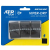 Tenisové omotávky DUNLOP ATP VIPER-DRY Overgrip 0,6 mm čierna