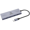 Akasa 10Gbps USB Type-C 4 Port Hub 4 porty USB-C® (USB 3.1) MultiPort húb s konektorom USB C hliník (eloxovaný); AK-CBCA32-18BK