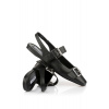 BALERÍNKY KARL LAGERFELD KONNIE DOUBLE STRAP PUMP BLACK LTHR W/SILVER