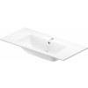 Duravit ME by Starck umývadlo 123x49 cm obdĺžnik klasické umývadlo-umývadlo na nábytok-umývadlo s doskou biela 2336120060