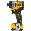 DeWALT DCF601D2 AKU/rázový šroubovák 1100 ot/min Černá, Žlutá