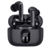 Techsuit - Premium Wireless Earbuds WaveBeat 100 bezdrôtové slúchadlá Bluetooth 5.4 s ANC a ENC, 4 mikrofóny, batéria 300 mAh – čierne