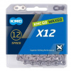 Reťaz KMC X12 Silver Waxed, 12 Speed