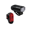 Lezyne Light Pair Micro Drive 800+ / Ktv Drive Pro+ Pair Satin Black / Black