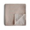 Mushie mušelínová zavinovačka z organickej bavlny (Natural Stripes)