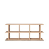 Ferm Living Knižnica Kona Bookcase 3x2, natural