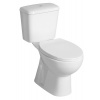Aqualine MANUEL WC kombi misa s nádržkou vrátane splachovacej súpravy, spodný odpad, biela PS8814