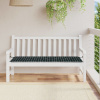 vidaXL Podložka na záhradnú lavičku čierne kocky 150x50x4 cm látka - Viacfarebný - 120722-67360