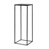 Stojan na kvety - Záhonu stojí loft metal čierny 70 cm (Stojan na kvety - Záhonu stojí loft metal čierny 70 cm)