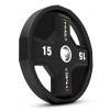 Olympijský kotouč HMS TPC15 polyuretanový 15 kg, 51 mm