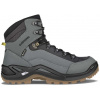 Topánky Lowa Renegade GTX Mid dark grey/black - 7 Uk