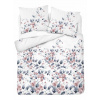 Posteľná Bielizeň flanelová flanel 160x200 KVETY LISTY HRUBÁ 160 g