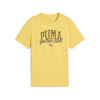 Detské Tričko s krátkym rukávom PUMA PUMA CLASS GRAPHIC TEE B 68581455 – Žltá