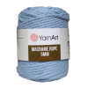 Špagát Macrame Rope 5 mm Špagát Macrame Rope 5 MM Svetlo Modrá 760