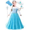 Kostým pre dievča - Elsa Tutuu kostým 140 (Elsa Outfit Land of Ice Frozen Dress Ball 140)