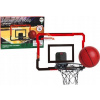 LeanToys Basketbalový koš pro děti, sada míčů na desku a desku