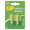 Batéria zinkochloridová, C (R14), malý monočlánok, C, 1.5V, GP, blister, 2-pack, Greencell
