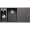 Blanco Axia III 6 Silgranitový drez, 99x50 cm, s ovládaním odtoku a príslušenstvom, InFino, sivá skala 524664