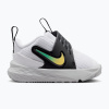 Detská obuv Nike Team Hustle D 12 white/black/clear emerald/topaz gold