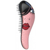 Dtangler Hair Brush red lip
