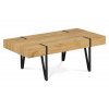 Konferenčný stolík AHG-233 OAK, 110x60x42, MDF biely dub