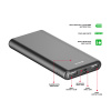 Externá batéria / powerbanka SWISSTEN Worx II - 2x USB-A + USB-C - 10000 mAh - čierna