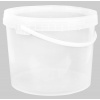 Vedro transparentné s vekom plast 10 l