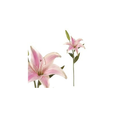 Autronic Lilie, barva bílo- růžová. Květina umělá. KUM3294