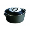 HLBOKÝ LIATINOVÝ HRNIEC LODGE CAMP DUTCH OVEN S POKRIEVKOU 6,6l CM Veľkosť: 4,7l