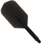Letky s násadkou Condor Plain Slim, čierne Dĺžka násadky: 21 mm