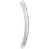 Oboustranné dildo King Cock Clear 18