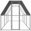 Vonkajšia klietka pre kurčatá, 2x6x2 m, oceľ gal