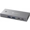 Dokovacia stanica s vreckom pre mSATA NVME disk M.2 HUB USB C 4v1