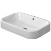 Duravit Happy D.2 Umývadlo na dosku, 60x40 cm, bez otvoru na batériu, alpská biela 2314600000
