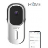 iGET HOME Doorbell DS1 White – batériový WiFi video zvonček s Full HD prenosom obrazu a zvuku