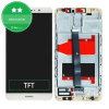 LCD displej + Dotykové sklo + Rám + Batéria Huawei Mate 9 MHA-L09 White Aftermarket