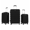 Aga Tvrdý kufor ABS MR4650-Black 93 l