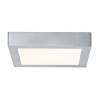 PAULMANN Stropní svítidlo Lunar LED Panel 15,5W matný chrom, hliník 70649