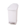 Simplehuman Pedálový 10 l, oceľový pedál, biely