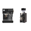 Ascaso Steel DUO PID, Black&Wood + Eureka Mignon Zero, CR black