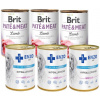 Brit Paté & Meat Lamb 3x400 g & ENZO VET Hypoallergenic dieta hypoallergiczna z królikiem dla psów 3x400g