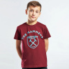 Fan-shop Dětské tričko WEST HAM UNITED Graphic claret velikost: 12/13 let