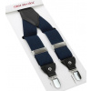 Pánske traky ORSI Navy Blue modré tmavé