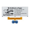 Waveshare 10,85-palcový E-paper displej s driver HAT