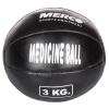Merco Black Leather kožený medicinální míč hmotnost 3 kg
