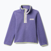 Detská fleecová mikina Columbia Halvetia II Half Snap Fleece stormwatch/lavender pearl