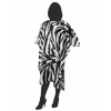 DUKO-EXIM DUKO Pláště Kadernícka pláštenka na strihanie 125x145cm - čierno biela zebra