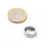 SOLLAU Neodymový magnet medzikružie D 15/11 mm, H 4.5 mm, N40M, ponikelovaný