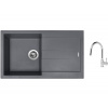 Set Sinks AMANDA 860 Titanium + batéria Sinks MIX 35 P chróm