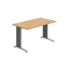 OFFICE PRO s.r.o. HOBIS kancelársky stôl pracovný rovný - FS 1400, dub